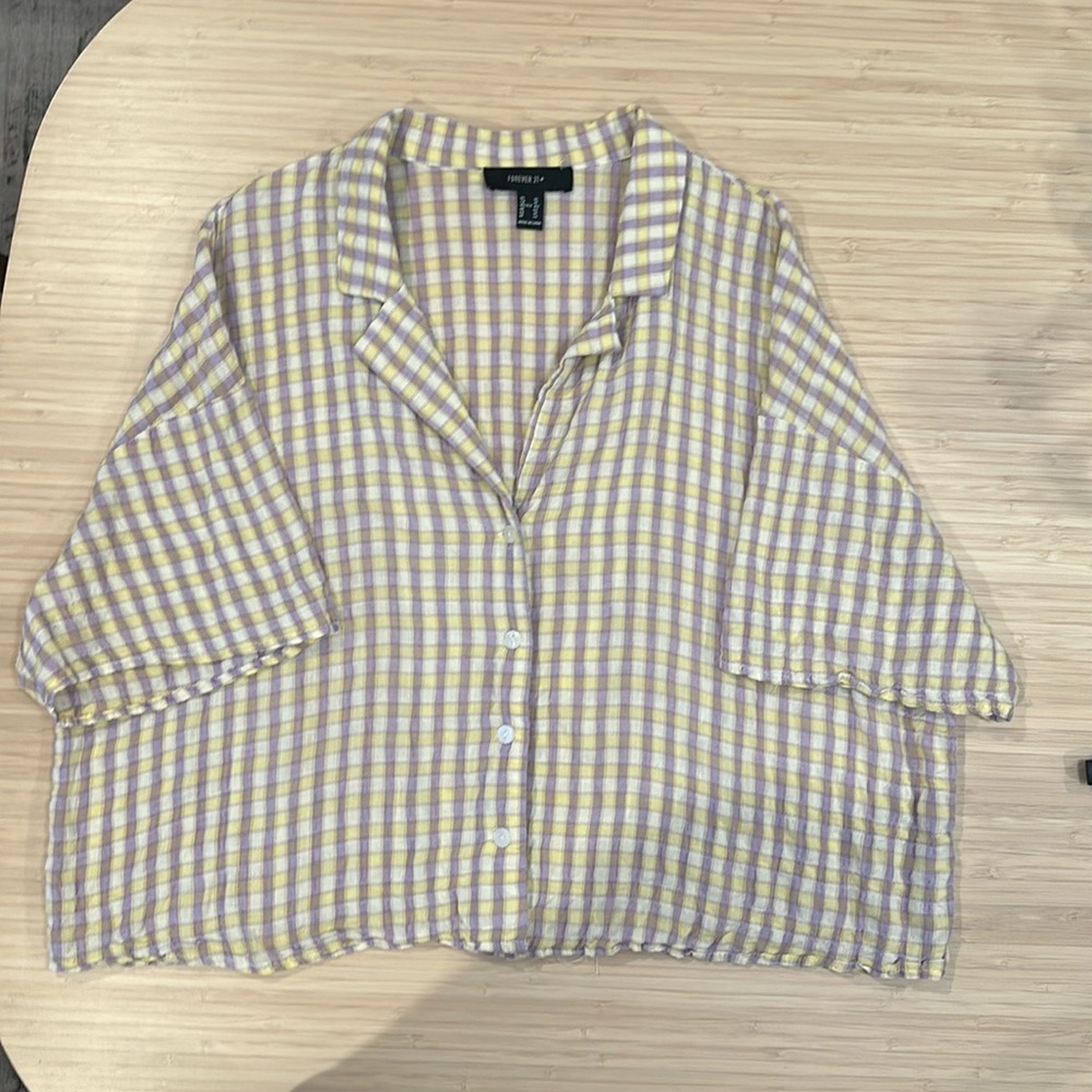 Forever 21 Crop Shirt, 3XL